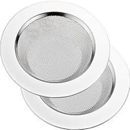 2 Pack Kitchen Sink Strainer Stainless Steel, Kitchen Sink Drain Strainer，Sink Strainers with Large Wide Rim 4.5" Diameter for Kitchen Sinks-14