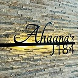 Customized Stainless Steel LED Name Plate With House Number for Home Entrance, Flat, House Doors, Stylish, Outdoor & Indoor, Waterproof (Black, 18 x 6 inch)-picture-6