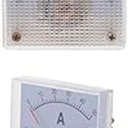 2PCS DC Ammeter Analog Panel Meter Amp Meter Current Panel Meter Gauge 75mV| Home Décor | Kitchen Tools-picture-5