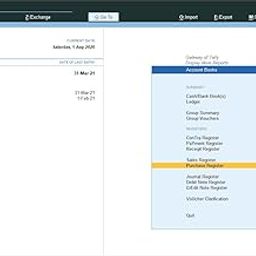 Order No. & Date in Sales and Purchase Register - Tally Add-On (E-mail Delivery - No CD) - Multi User-21