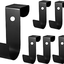 AMF INDIA Door Hooks, Black Stainless Steel Hanger Hook Organizer Holder Back Door Hanger Single Hanging Hooks for Over The Door, Kitchen, Wreath, Clothes-picture-23