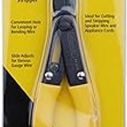 STANLEY 84-214-22 5.25'' 130 mm Wire Stripper Ideal for Cutting, Stripping Speaker Wires & Appliance Cords for Home, DIY & Professional Use, YELLOW & BLACK-10