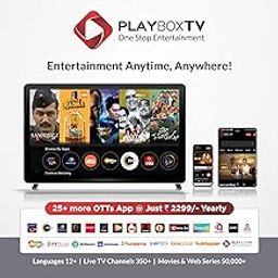 PlayboxTV Yearly Pack: Access Disney+Hotstar, SonyLIV, Zee5, & 25+ OTT Apps, 350+ Live TV Channels, 50,000+ Movies & Shows in 12+ Languages| Watch on TV, Mobile (Voucher Delivered via Email in 2 Hrs)-picture-10