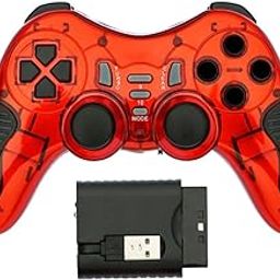 TCOS TECH 6 in 1 2.4GHz Wireless Game Controller Gamepad Gaming Joystick with Vibration for PC Windows Laptop Gaming Consoles PS1, PS2, PS3, Xbox 360, TV Box etc-18