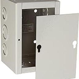 BUD Industries JB-3953-KO Steel NEMA 1 Sheet Metal Junction Box with Knockout and Lift-off Screw Cover, 4 Width x 6 Height x 4 Depth, Gray Finish-image-12