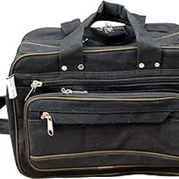 Heavy Duty Executive Bag in Matte Black | Sturdy Canvas Tool Carrying Holster | Technician Service Bag for Men and Women Medium Size-picture-24