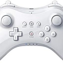 OSTENT Extension Wireless Pro Controller Compatible for Nintendo Wii U Gamepad Console Color White-13