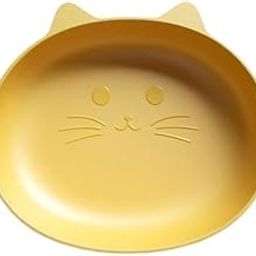 3xDesktop Spit Bone Dish Garbage Dish Cake Organizer Serveware Home Tableware Yellow Cat Shape-image-18