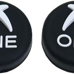 PSS 4pcs Replacement Thumb Grips Caps Cover Silicone Analog Joystick Thumb Stick Cap Compatible with PS5 PS4 PS3 Xbox Series S/X Xbox One Controllers (White X-Box)-20