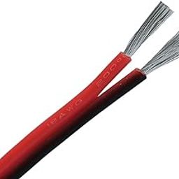 MIBSH Trunking Solid 2 Pin Super Soft High Temperature Resistant Silicone Cable 20AWG to 8AWG High Current Tin-Plated Copper Wire Connector Loom (Size : 10meter, Color : 20 AWG - 0.5mm2)-image-15