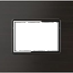 Modular switch board Plate, Black Chrome - Pack of 1|2 Module Switch Plates|Cover Plate|2M Polycarbonate Switch Frame GOLDEN OUTLINE-11