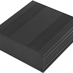 Aluminum Electronic Project Box, 54x145x150mm Enclosure Electronic DIY Circuit Board Project Black Aluminum Box Enclosure Split Body Case-12