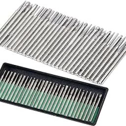 DIY Crafts Pack Of 1 Set, 20 Pcs Diamond Burr, 30 Pcs Diamond Burr Drill Bits for Engraving Carving Dremel Rotary Tiles Glass (Pack Of 1 Set, 20 Pcs Diamond Burr)-0