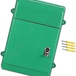 ARTISOUL® Wall Mount Mailbox Back Hollow Locking Mailbox for Outdoor Outside Green-image-29