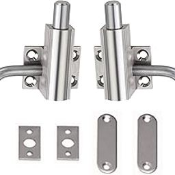 Atlantic Heavy Cam Bolt | Automatic Tower Bolt, Door Latch for Home and Offices Doors and Windows, Tower Bolt for Main Door and Bathroom, Easy to Fit (Fully Brass, S.S. Finish, Pack of 2 Piece)-image-43