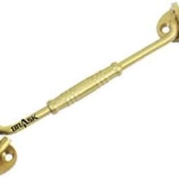 BRASK" Brass Fancy Gatehook/Window Hook/Window Stopper/Window Latch (Pack of 12, 6 Inches Golden Satin)-image-76