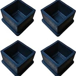 DEEPOOS Square Rubber Bush 1.5 inch (38mm) Black Pack of 4-image-8