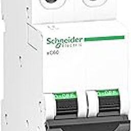 Schneider Electric Acti9 MCB A9N2P16C, 16Amp 2 Pole MCB, C Curve, 10000A (10kA) White Color Miniature Circuit Breaker-22