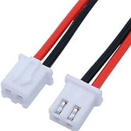 2 pin JST XH, 2.54mm, Female type connector with 30cm wire (10Pcs)-18