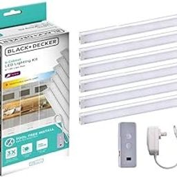 CARTNOVA‚Motion Sensor LED Under Cabinet Lighting Kit: Dimmable, Linkable, 3 Color Modes, Tool-Free Installation for Kitchen & Pantry-image-62
