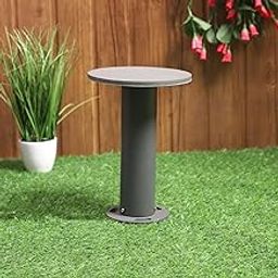 AK Lighting 12W LED Outdoor Bollard Light | Aluminium & GI Pole – Warm White | 1 feet 150mm Dia | IP65 | Waterproof -Ideal for Garden, Park, Driveway-picture-18