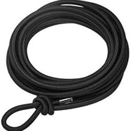 MERISHOPP® 4xBlack Elastic Bungee Rope Shock Cord Tie Down 5m Length 5mm Thickness|Sporting Goods | Outdoor Sports | Climbing & Caving-image-18