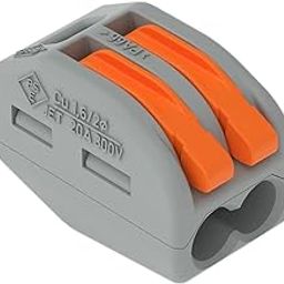 Wago 222-412 LEVER-NUTS 2 Conductor Compact Connectors 100 PK-23