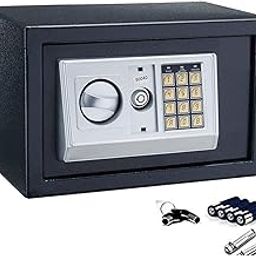 GOBBLER GS200D (12 litres) Digital Electronic Safe Metal Locker Box for Home and Office with Double Deadlock, Ideal for Jewellery Documents Valuables, PIN and Manual Access - Dark Grey-14