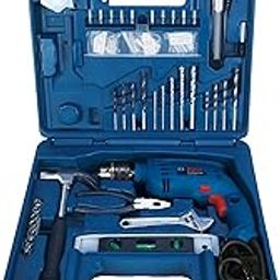 BOSCH GSB 10 RE Corded-Electric Tool Kit | 100-piece Tools Box Kit | Power Supply 500W | Impact Drill Machine | Impact Rate upto 41600 BPM | Speed upto 2600 RPM | 1 Yr Warranty-19