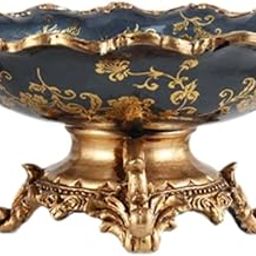 Fruit Bowl Decorative Snacks Tray Candy Plate for Tabletop Household Bedside Style B-image-27