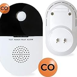 FLAMERA Portable Carbon Monoxide Detector - Plug-in Wall CO Detector for Home and Camping Use-87