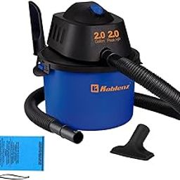 Koblenz WD-2L Portable Water Vacuum Cleaner 2 Litre, Suction 2 PHP Plus Blower for Liquids, Dust, Pet Hair, 3M Range, Ideal for Home, Car, Garage, Shop-1