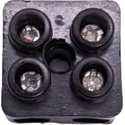 PGSA2Z® 10A 2 Way Bakelite Connector Strip Double Row Barrier Black Terminal.-picture-10