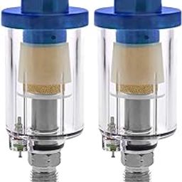 MAXAIR 1/4" Inline Mini Air Oil Water Separator Filter Kit for Air Compressor Spray Paint Gun Tools (PACK OF 2PCS)-image-51