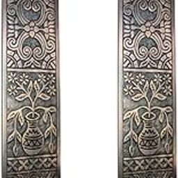Adonai Hardware Decorative Brass Push Plate (9.9 Inch "Melchizedek" x 2 Pack, Antique Copper)-image-5
