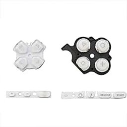 OSTENT Buttons Key Pad Set Repair Replacement Compatible for Sony PSP 3000 Series Console - Color White-picture-12