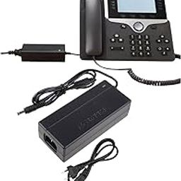 48V 1A AC Adapter for POE Switch Injector CCTV LED Monitor, NVR DVR, Video Recorder, Office IP Phones etc with Indian Type Power Power Cord-11