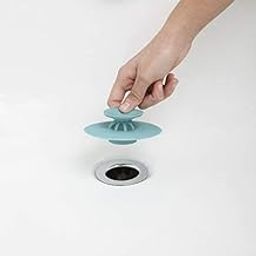 Designer 2 in 1 Hair Catcher Button, Kitchen Sink Drainer Hair Cather || Drain Stopper Filter || Bathroom Sink Hair Catcher || Multicolour- Pack of 6-image-105