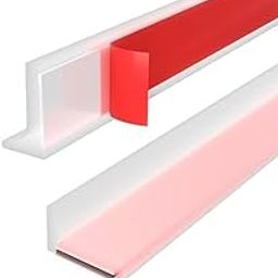 YOGVAYNA Water Stopper Barrier | Flexible Silicone Water Guard | Waterproof Threshold Seal Strip | Anti-Leak Edge Protector for Bathroom, Kitchen, Pool & Wet Areas |Water Blockage Tape (1 Meter)-image-113