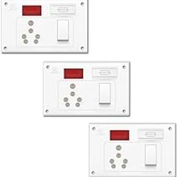 WESTERN ECO 16A. 5in1 Switch Socket Combined (Polycarbonate) (Pack of 3)-28