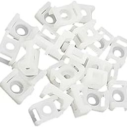 Metal Craft Customs 25 Pcs Saddle Type 9mm Cable Tie Mount Black-image-18