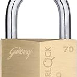 Godrej Locks | Sherlock Pro (70mm) Padlock | with 4 Keys | Premium Solid Brass Lock | Self-Locking Shackle | Double Locking | Rust-Resistant | Suitable for Doors, Outdoor Usage | 5 Years Warranty-12