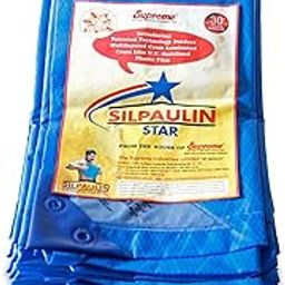 Protarp Silpaulin Tarpaulin Tirpal Tadpatri Tharpai Thadika Tent Tarp Olive CMFG 70 GSM 100% Waterproof, 100% Virgin Polymer, Multilayered Cross Laminated, UV Stabilized (24ftx18ft)-16