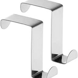 TORO Over The Door Hooks Heavy Duty Organizer Hooks for Living Room, Kitchen Hanging Clothes, Towels, Hats, Bags (Black) (Design - 3, 2, Count)-image-59