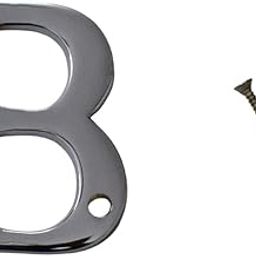 WIGANO 3" House Door Alphabets Brass Sliver (Alphabet B)-image-43