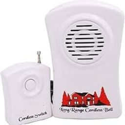 REVALS Long Range Cordless Wireless Bell Heavy Duty Remote Cordless Bell, Calling Bell for Office, and Commercial Use - White (Pack of 1)-12