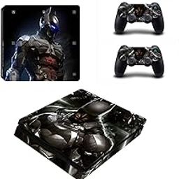 Elton Batman Black Theme 3M Skin Sticker Cover for PS4 Slim Console and Controllers-17