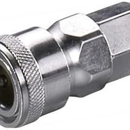 SHASALES™ SF20 Air Compressor Coupler Hose Adaptor Quick Connector 1/4 Male Female Thread Fittings for Hose Connector #STEEL PACK OF 2PCS (SF20)-16