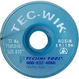 Techni-Tool Tec-WIK® Rosin Desoldering Braid .030 x 10' Size 1# White-image-63