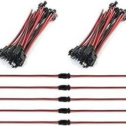 2 Pin JST Connector Male and Female | LED Strip Connector 115mm (25 Pair)-27